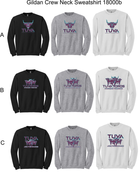 TUVA - Youth Crew neck Sweatshirt - 18000B