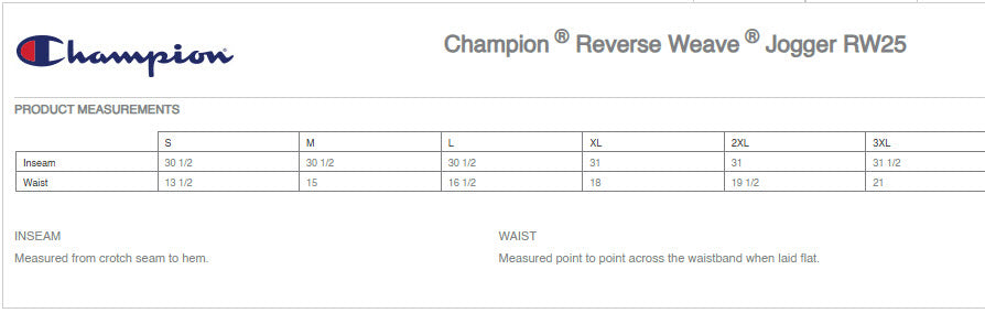 Strikers Baseball Sweatpants - Champion RW25