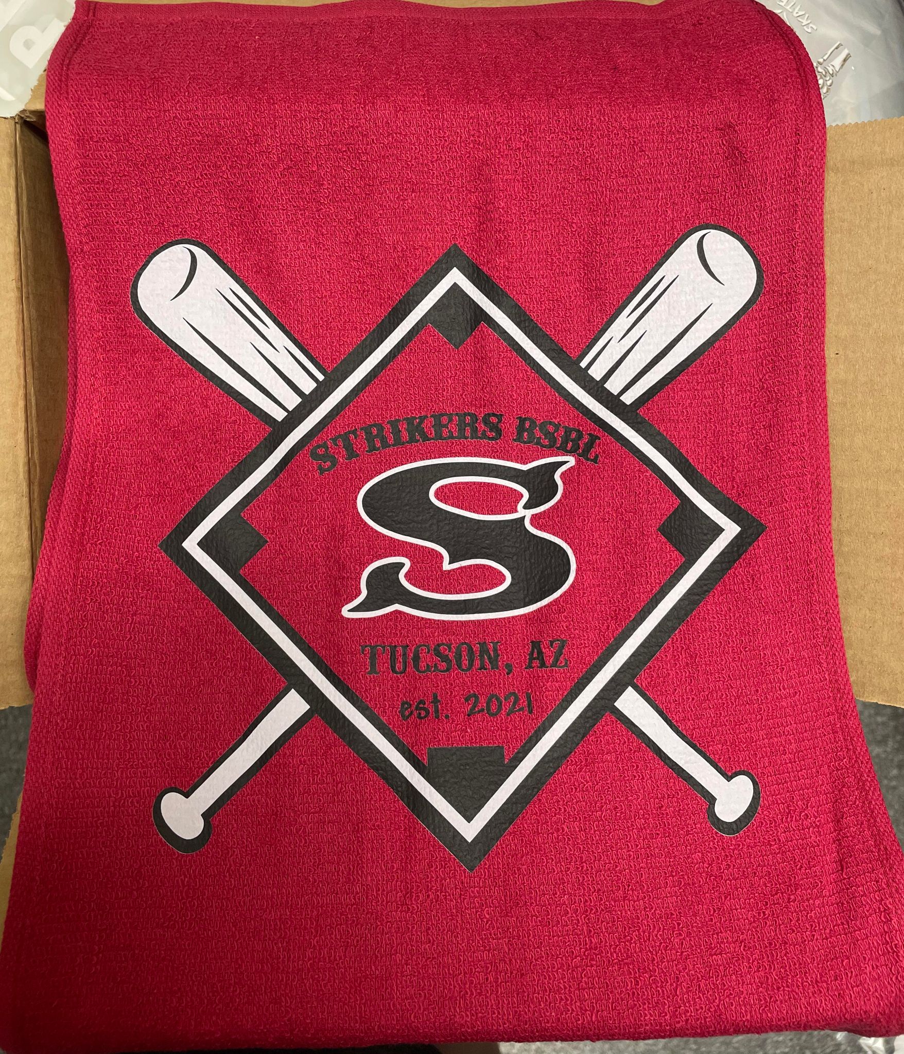 Strikers Baseball- Rally Towel