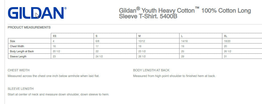 Emily Gray - Youth & Adult Cotton Long Sleeve (64400)