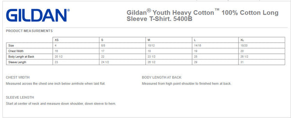 TUVA - Youth Long Sleeve Tshirt - 5400B