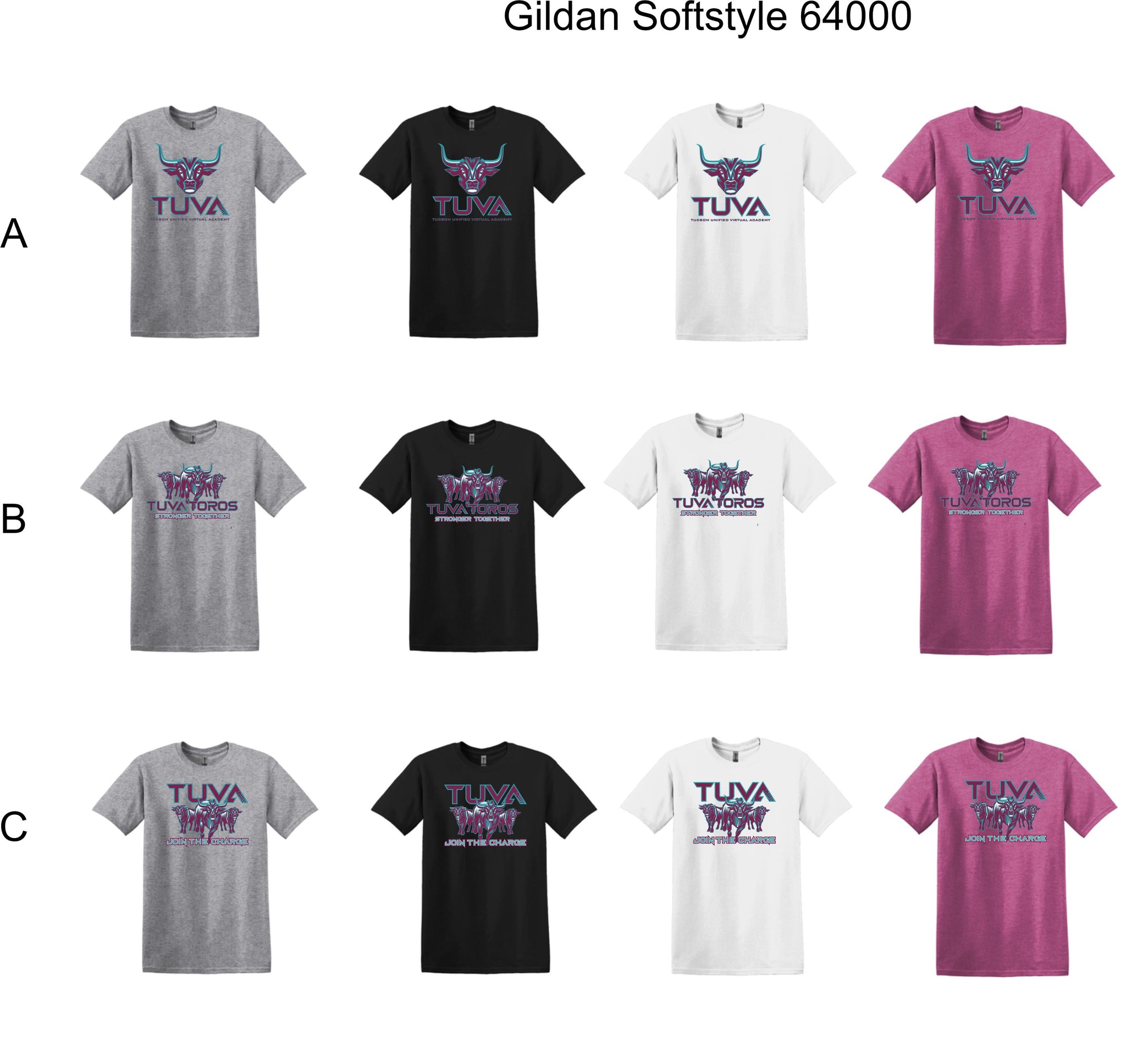 TUVA - Gildan Softstyle 64000