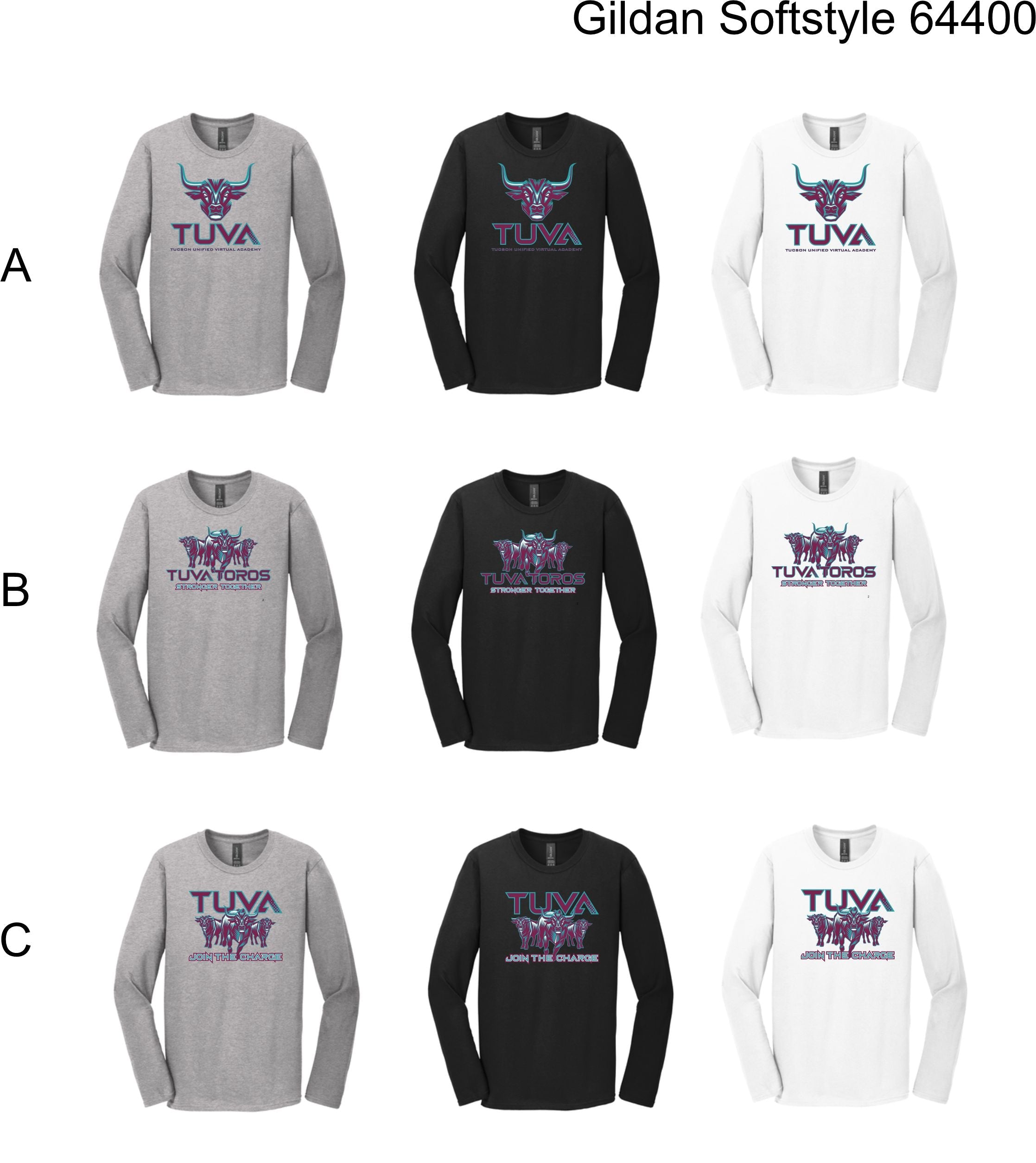 TUVA - Youth Long Sleeve Tshirt - 5400B