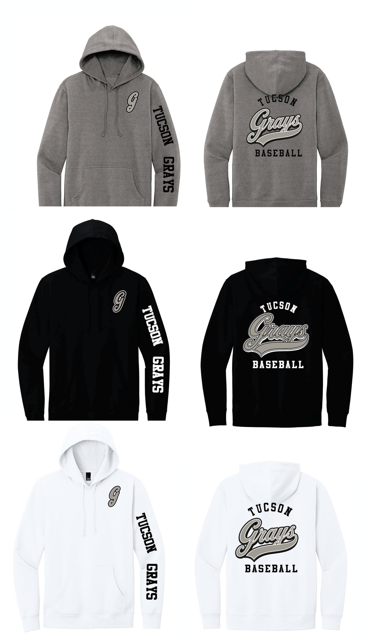Tucson Grays -District mid weight hoodie (DT6100)