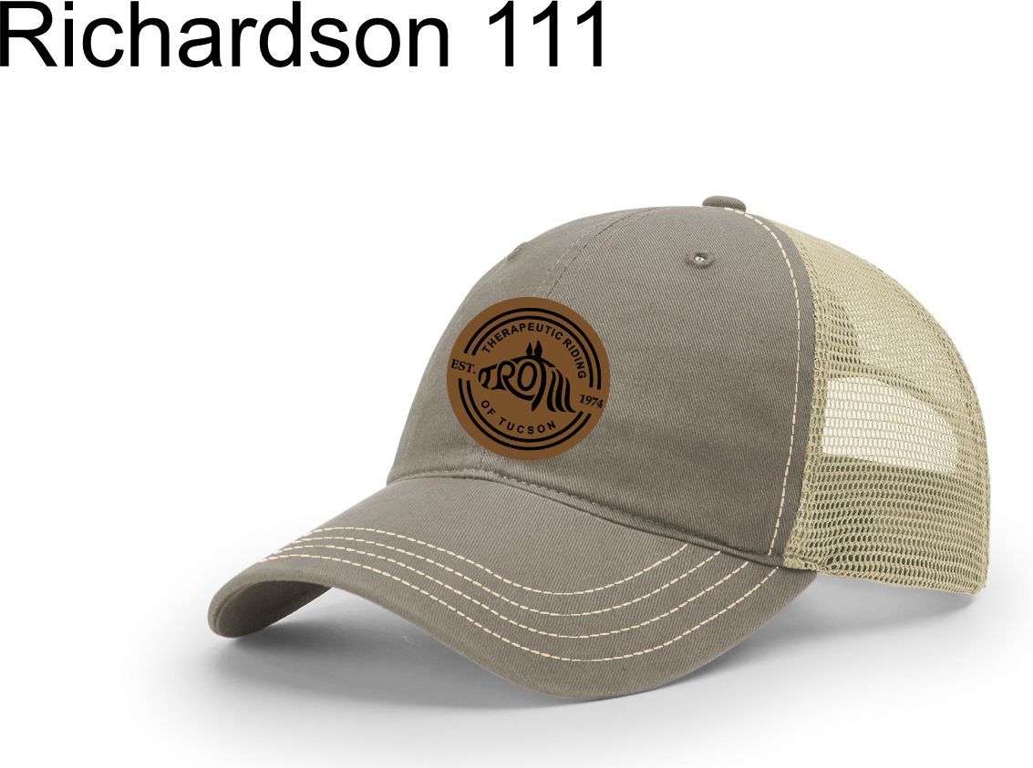 TROT Richardson 111 hat with leather patch