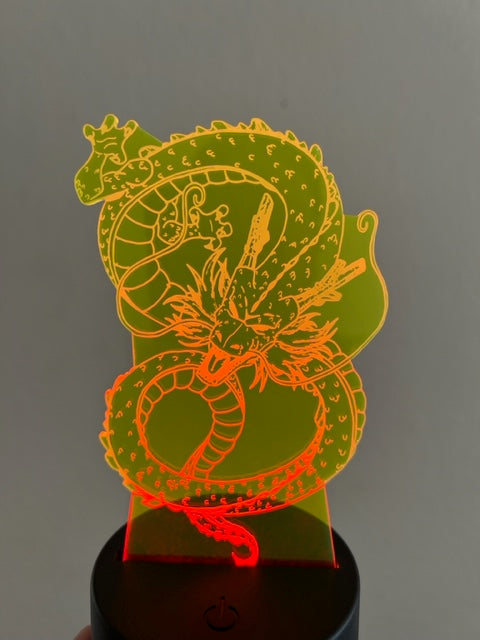 LED Light Stand with Acrylic Cut-out