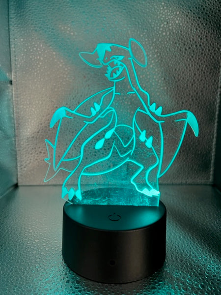 LED Light Stand with Acrylic Cut-out