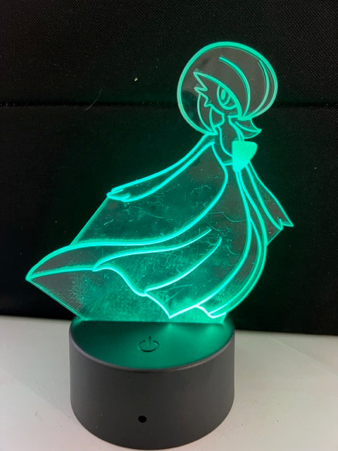 LED Light Stand with Acrylic Cut-out