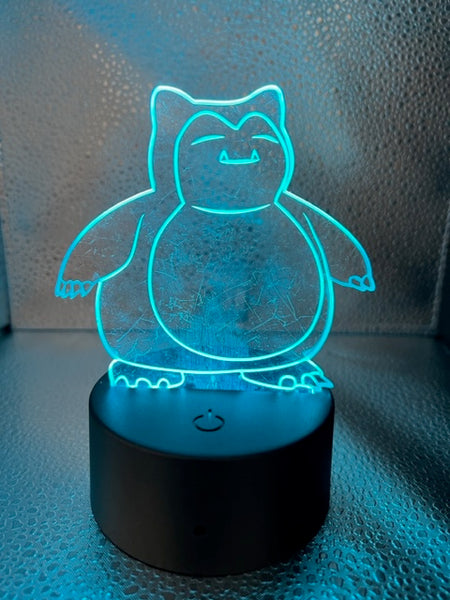 LED Light Stand with Acrylic Cut-out