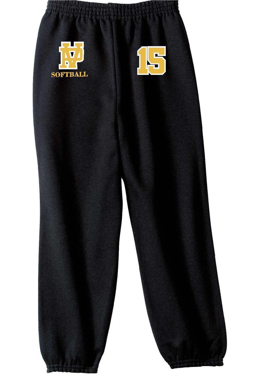 Palo Verde Softball - Sweatpants with Elastic bottom Cuff - PC90P