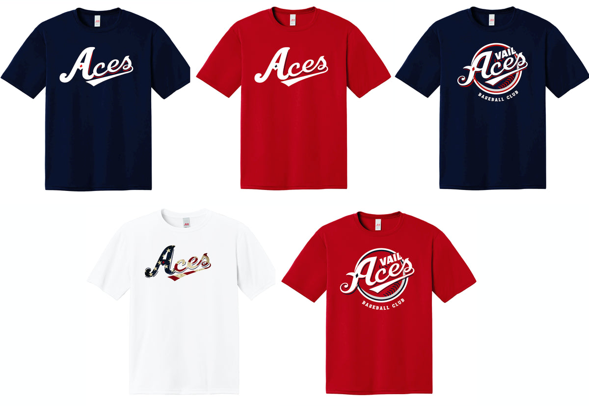 Vail Aces Dri fit youth and unisex- A4N3142