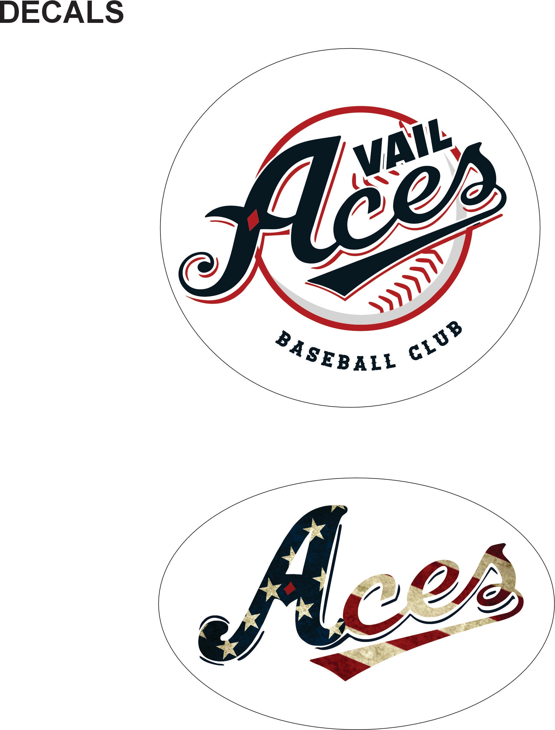 Vail Aces- Decals