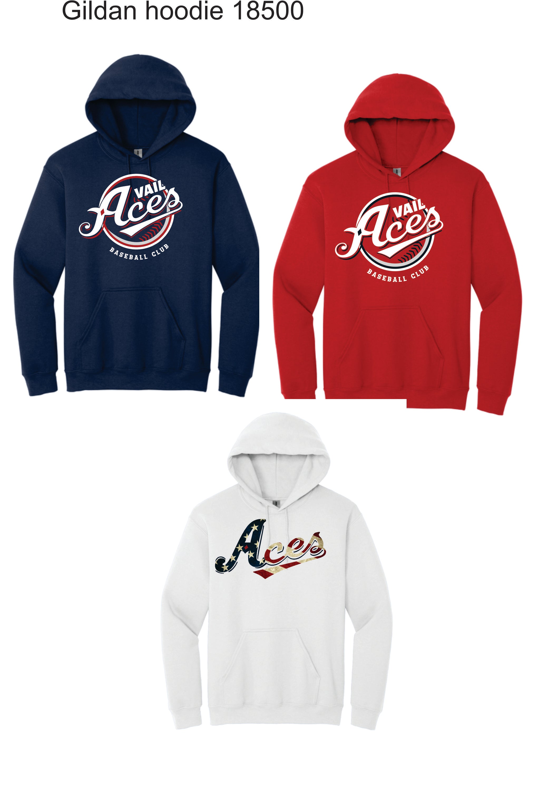 Vail Aces- Adult & Youth Hoodie 18500