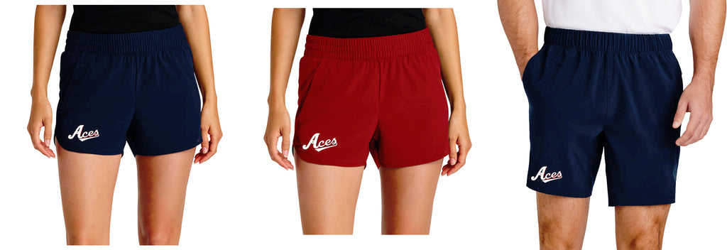 Vail aces- Women's and men's adult shorts- Lst484/st485