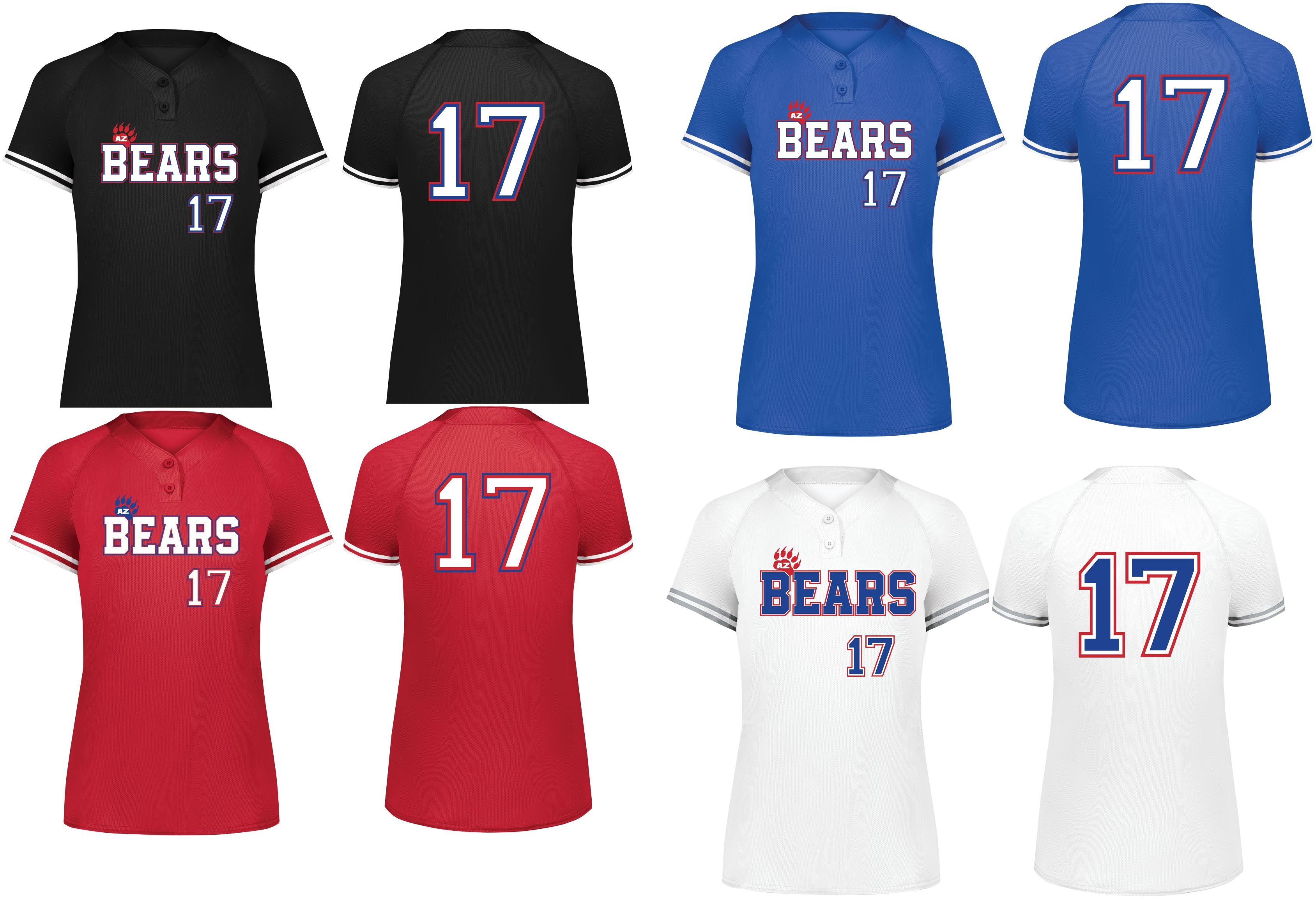 AZ Bears - Cutter Jerseys