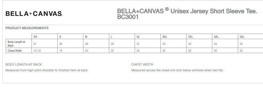 Love Me Unisex Short sleeve T shirt (BC3001)