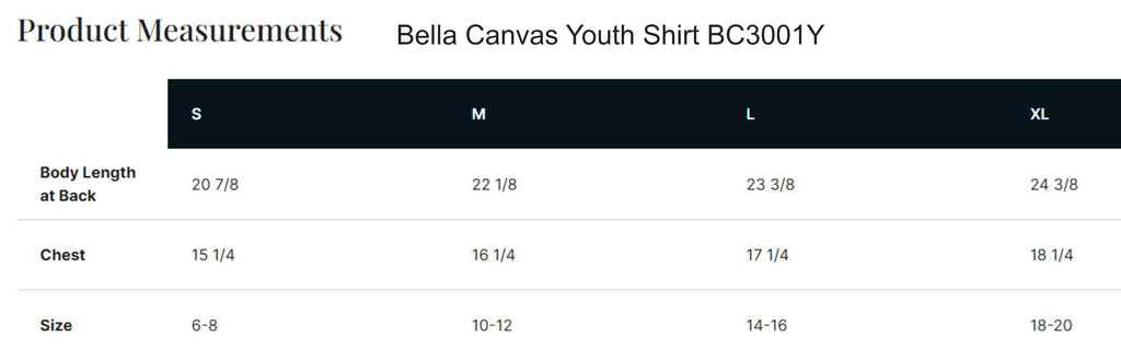 Rincon little league fanwear shirt- A4N3142 or Bella Canvas BC3001