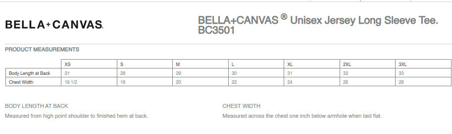 Love Me Unisex long sleeve T shirt (BC3501)