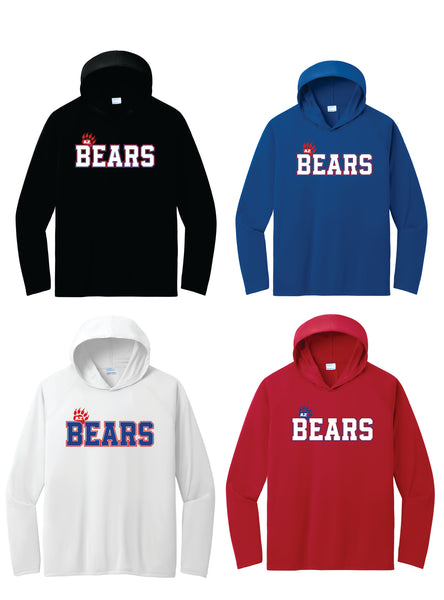 AZ Bears - UV hooded long sleeve PC380H
