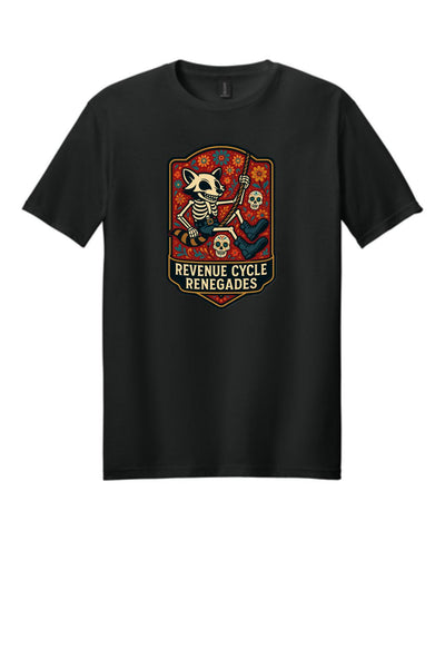 Revenue Cycle Sugar Skull -  gildan softstyle t-shirt 64000