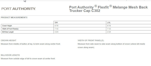 Red Storm -C302 Flexfit ® Melange Mesh Back Trucker Cap
