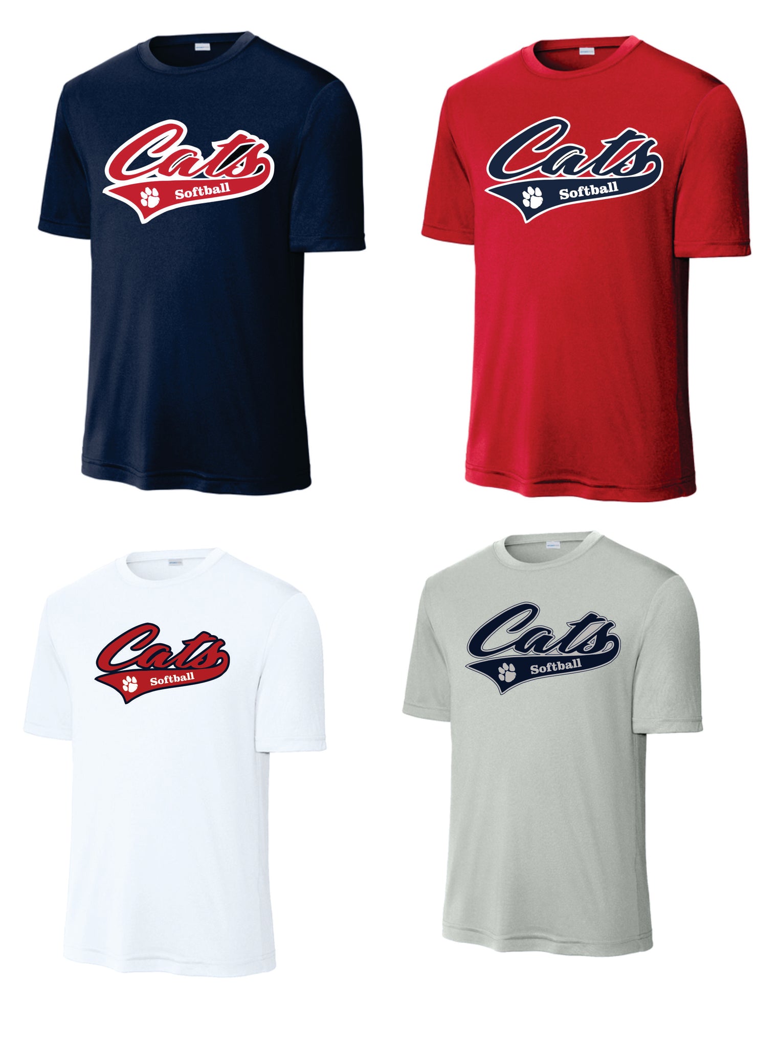 Cats Dri-fit shirts- Unisex & Youth (st350)