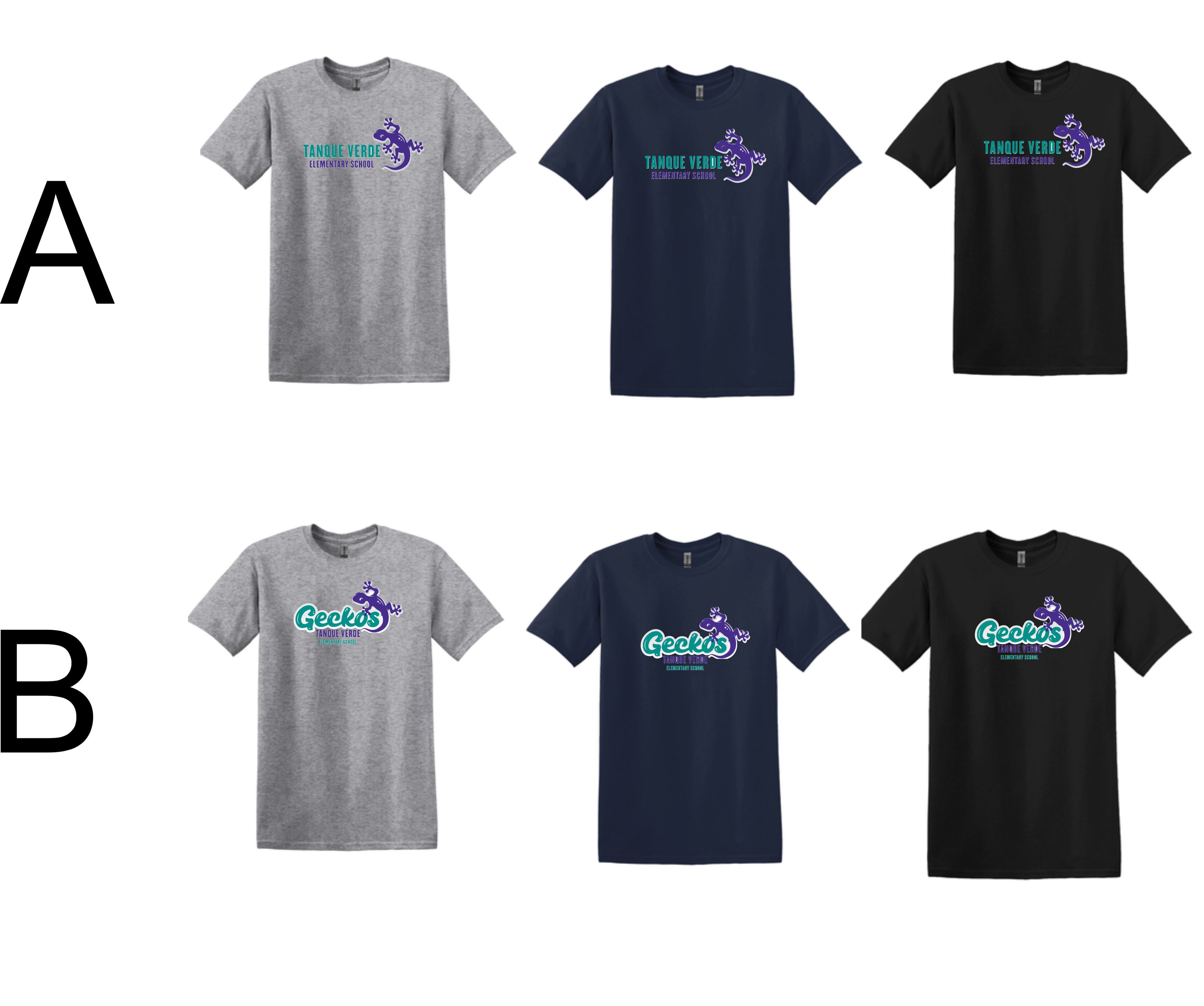 TV Gecko Fan Wear - Youth Crew Neck Tshirt - 64000B
