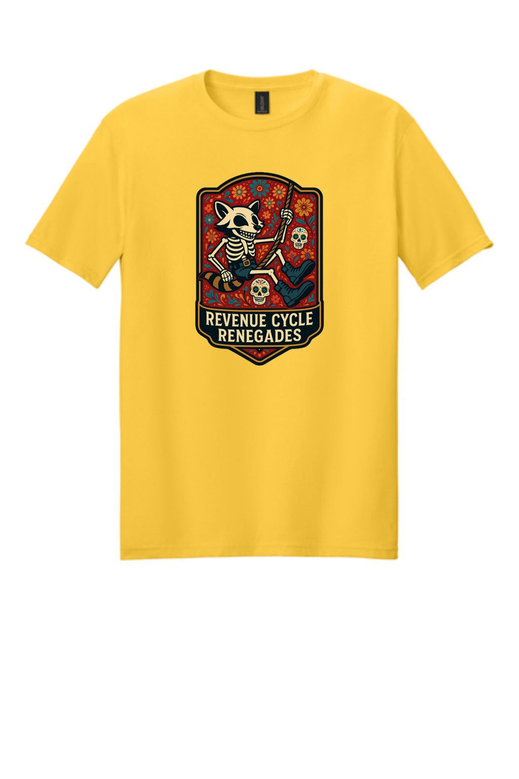 Revenue Cycle Sugar Skull -  gildan softstyle t-shirt 64000