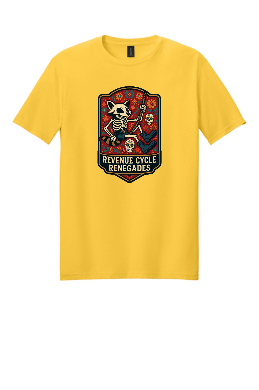 Revenue Cycle Sugar Skull -  gildan softstyle t-shirt 64000