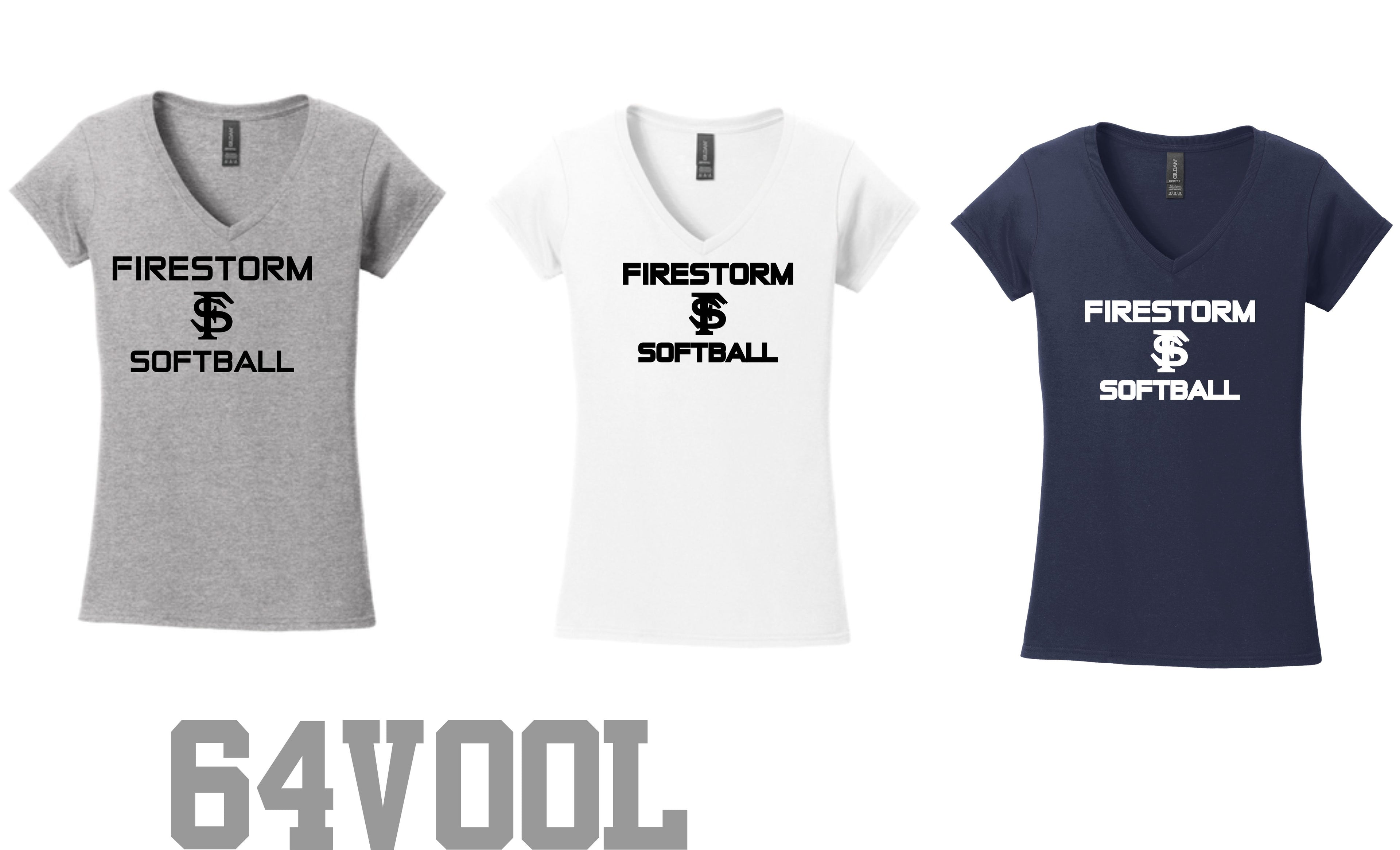 Firestorm - V- Neck Shirt (64V00L)