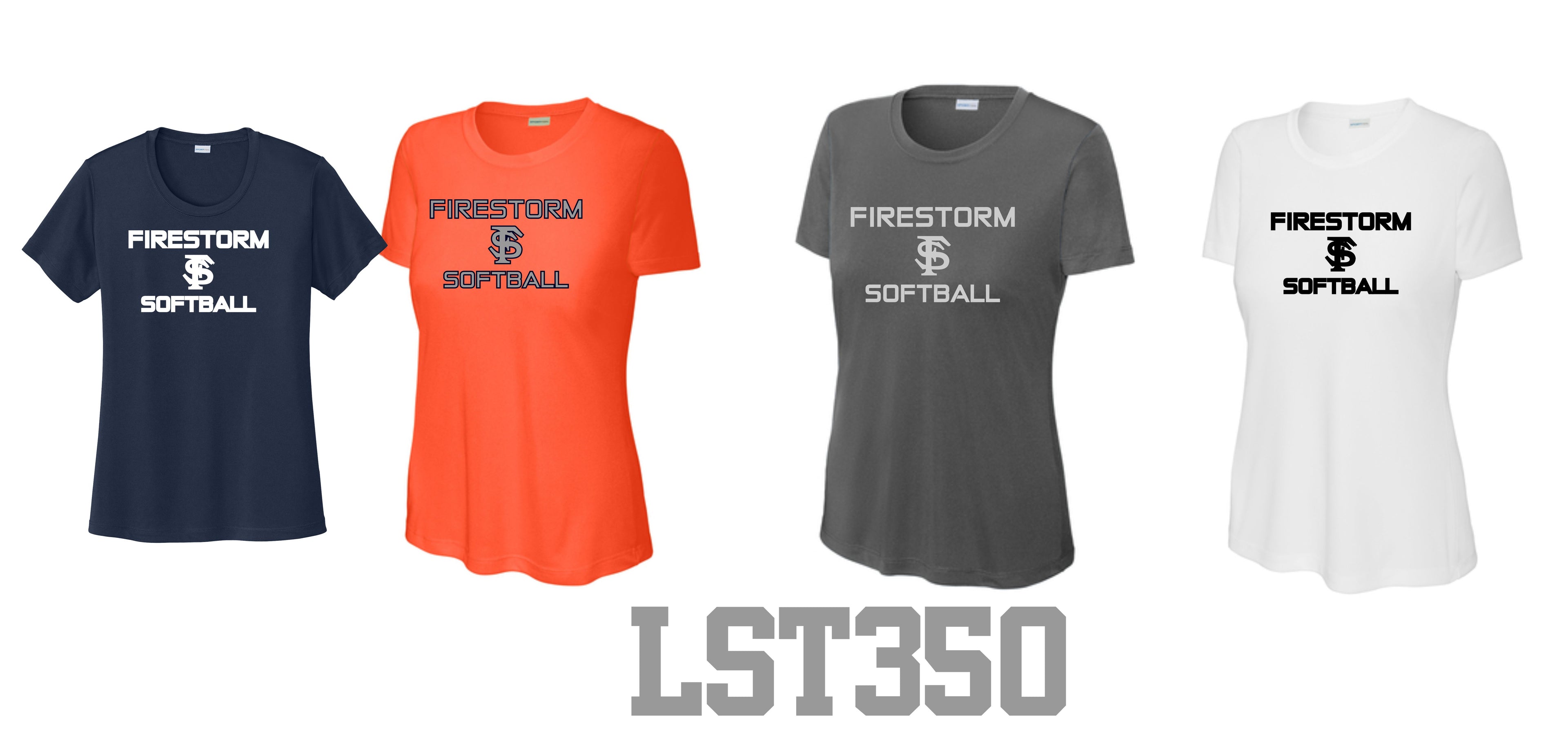 Firestorm- LST350 Ladies Performance Short Sleeve