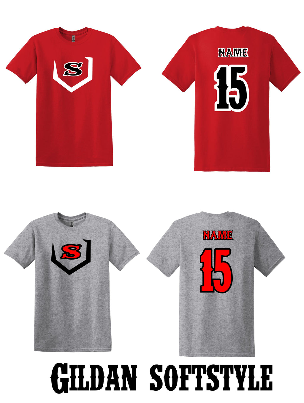 Strikers shirts- Unisex & Youth Gildan Softstyle