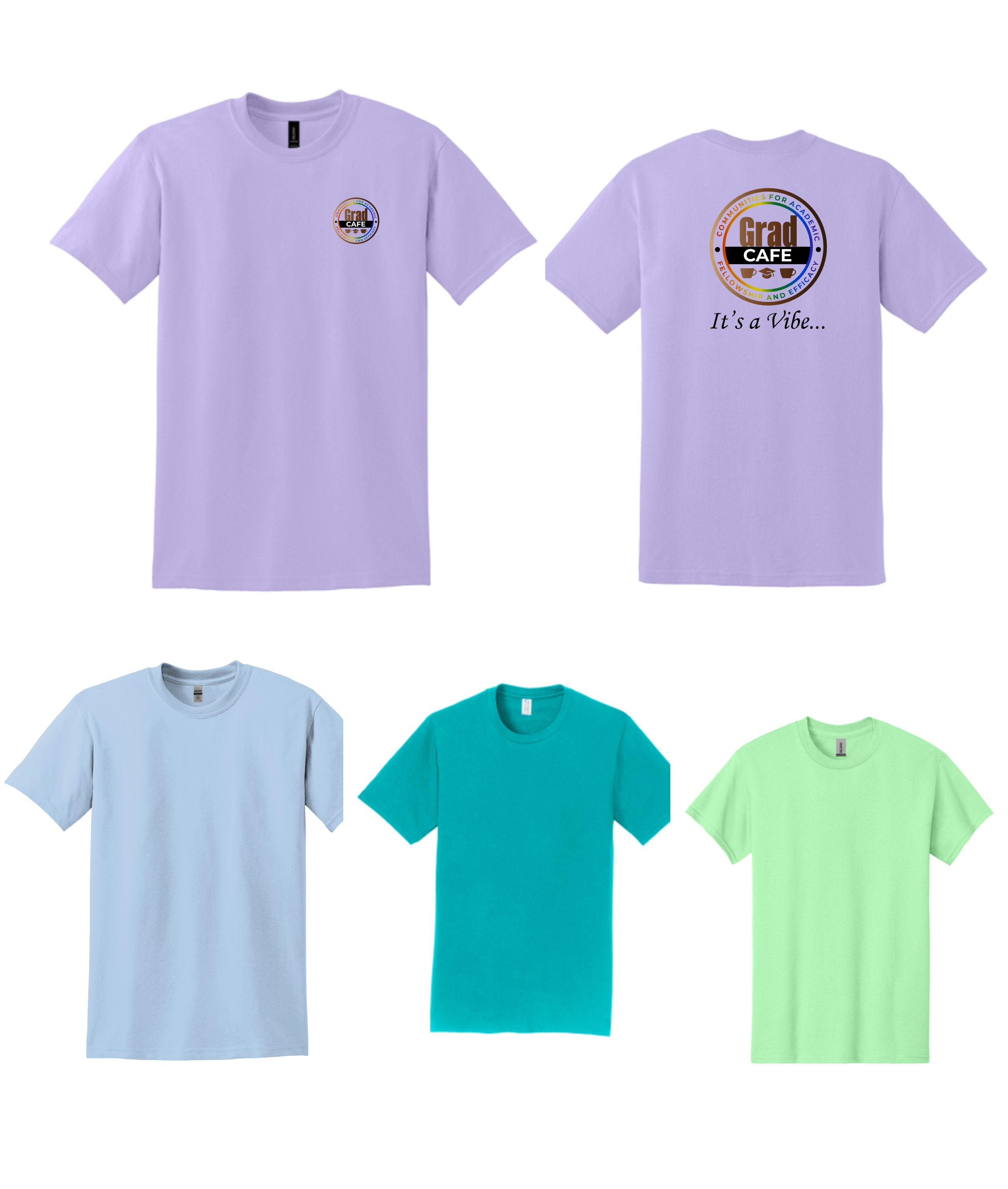 Grad CAFE -  Adult Short Sleeve Shirts 8000