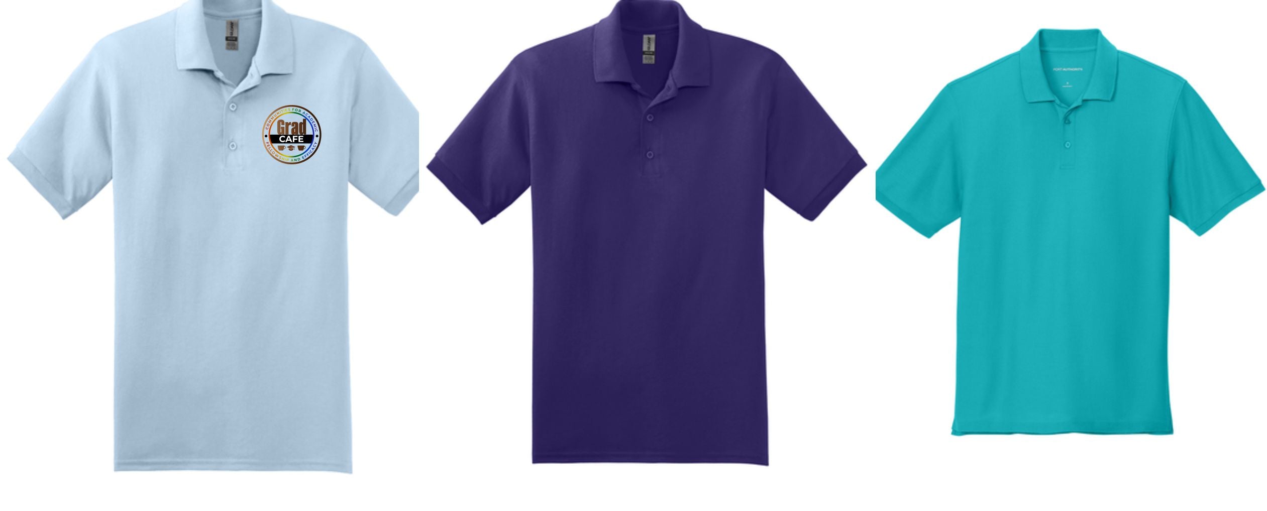 Grad CAFE - Adult Short Sleeve Polos (8800)