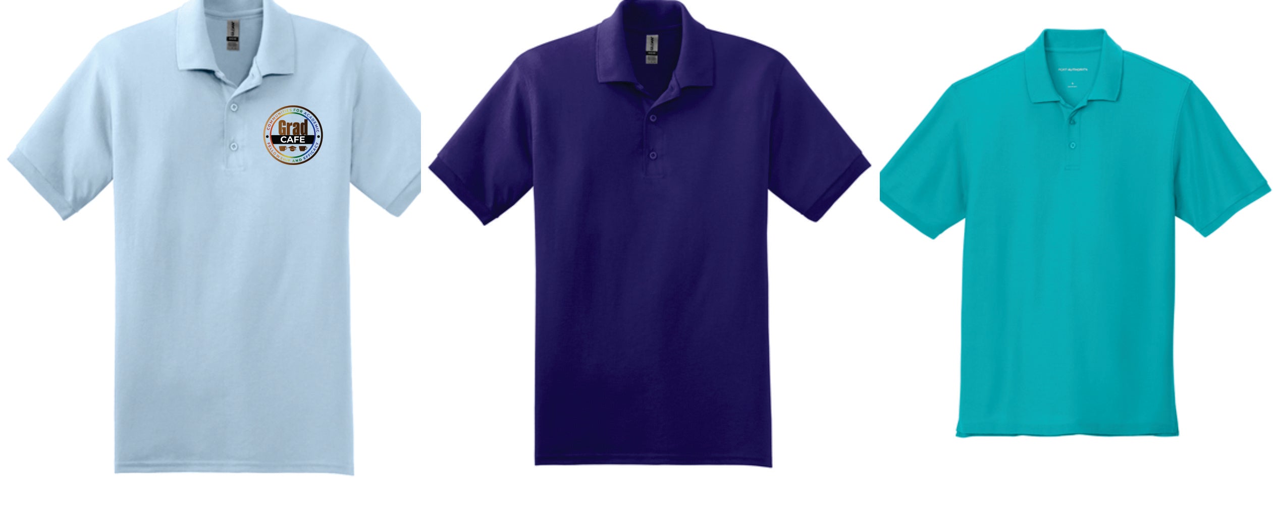 Grad CAFE/SPACE  - Adult Short Sleeve Polos (8800)