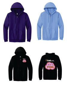 Grad CAFE/SPACE- Adult Zip Up Hoodie 18600