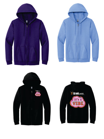Grad CAFE/SPACE- Adult Zip Up Hoodie 18600