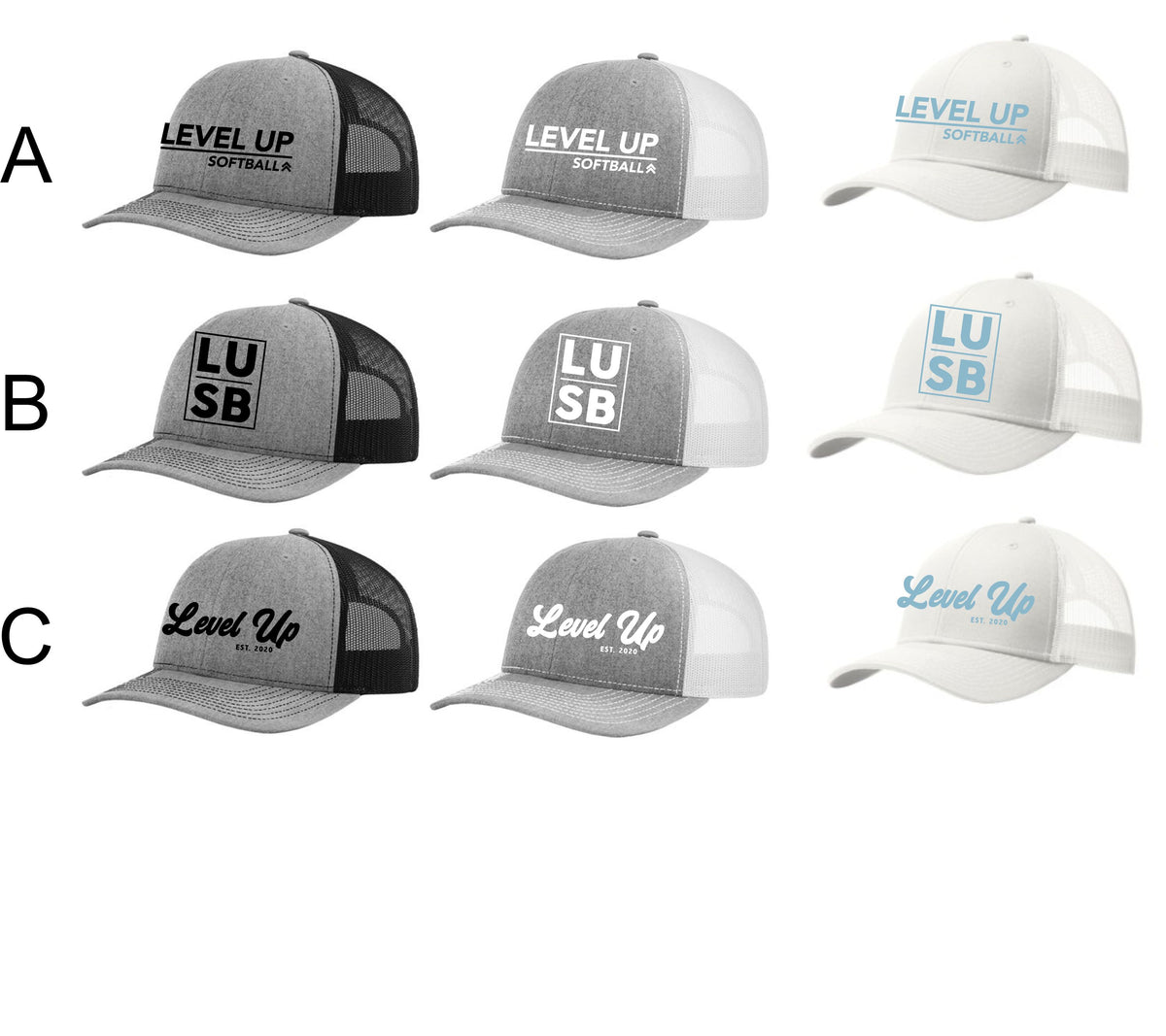 Level Up Hat - Snapback rounded bill