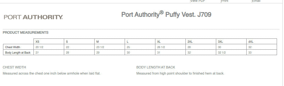 Hospital - Unisex Puffy Vest (J709)