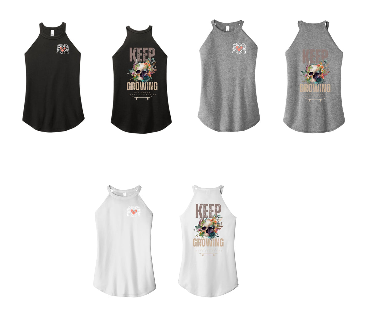 Dry Bonez - Ladies Tank (dt137L)- Keep Growing