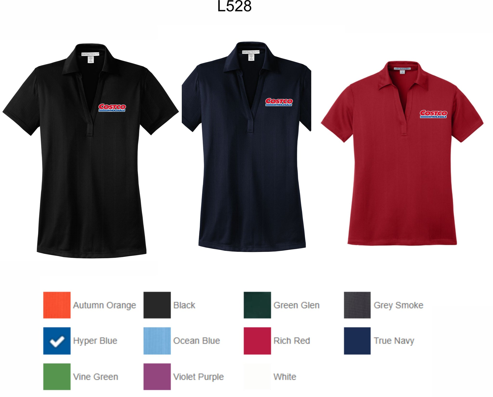 Costco - Port Authority® Women's Performance Fine Jacquard Polo L528