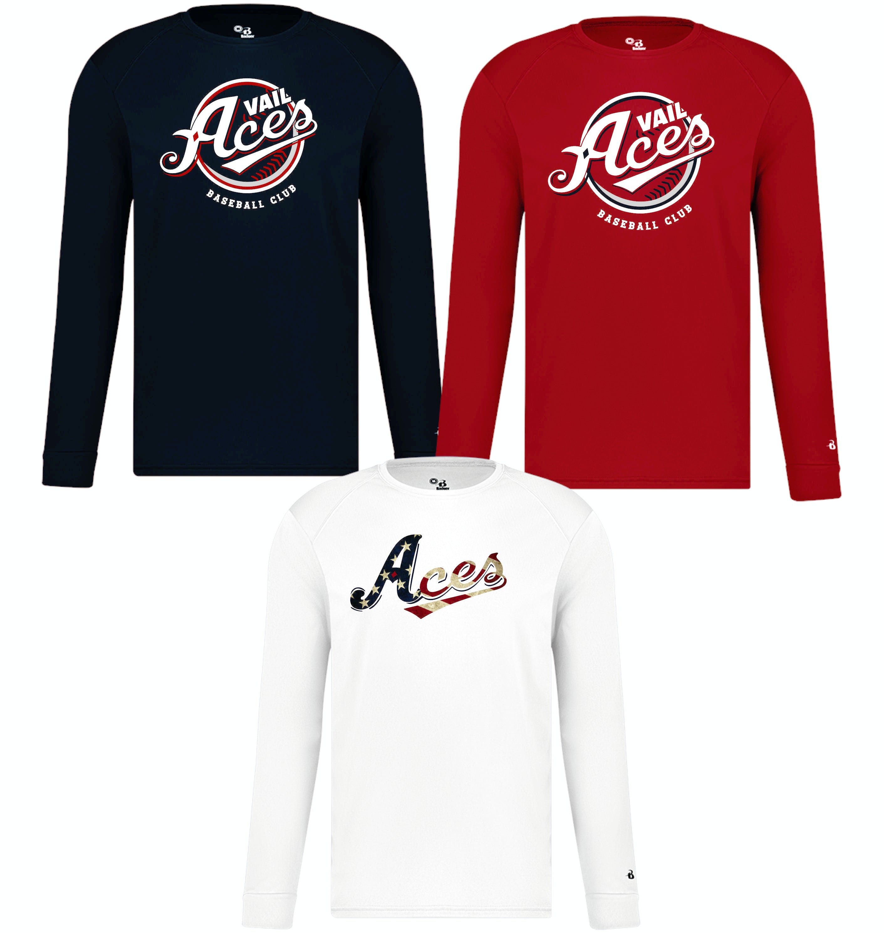 Vail Aces - Badger Dri fit Long Sleeve