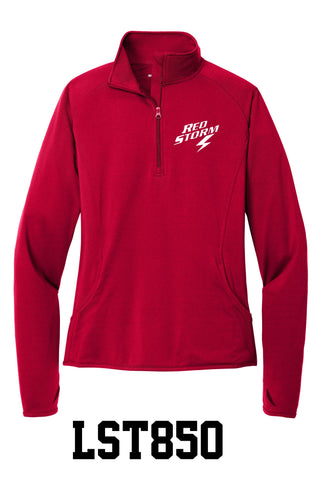 Red Storm - Ladies Sport-Wick® Stretch 1/4-Zip Pullover (Lst850)