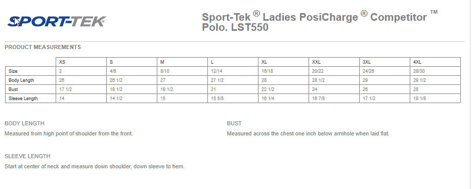 TUVA - Polyester Performance Polo ST550/LST550