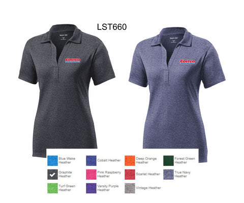 Costco - Sport-Tek® Women's Heather Contender™ Polo LST660