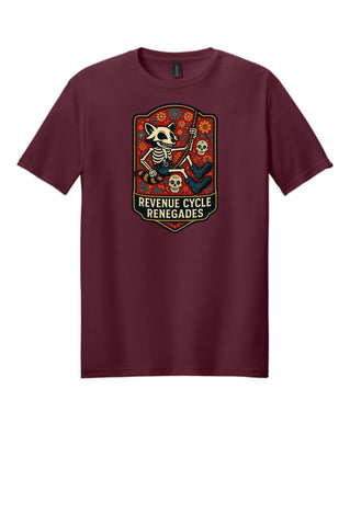 Revenue Cycle Sugar Skull -  gildan softstyle t-shirt 64000