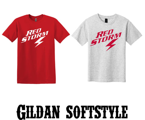 Red Storm Cotton Shirts - Unisex & Youth Gildan Softstyle (64000)