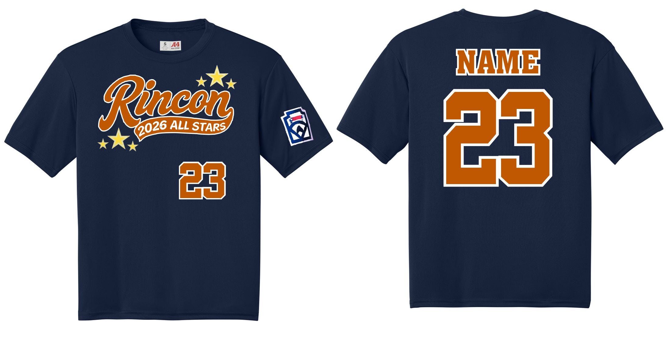 Rincon little league Extra Practice shirt (for players only)- A4N3142