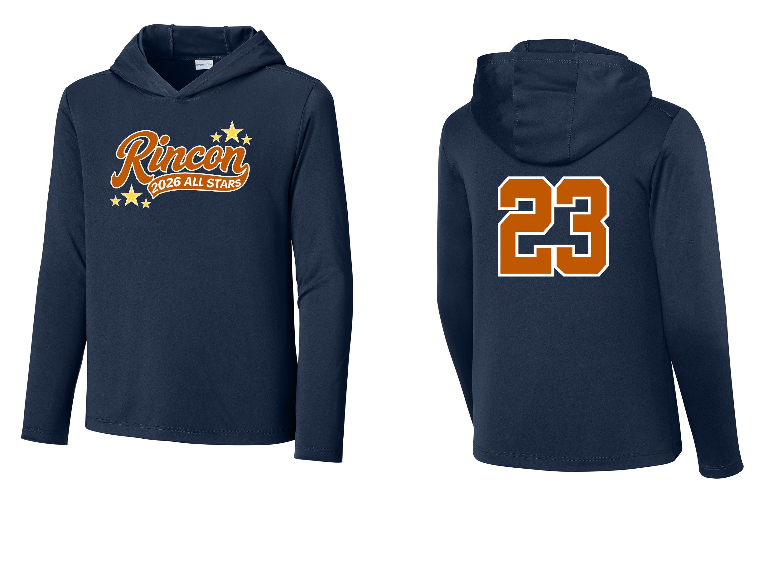 Rincon Little League Dri-fit Long Sleeve UV Shirt - ST420LSH