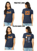 Rincon Little League- Women's Bella Canvas Relaxed fit Cotton shirt